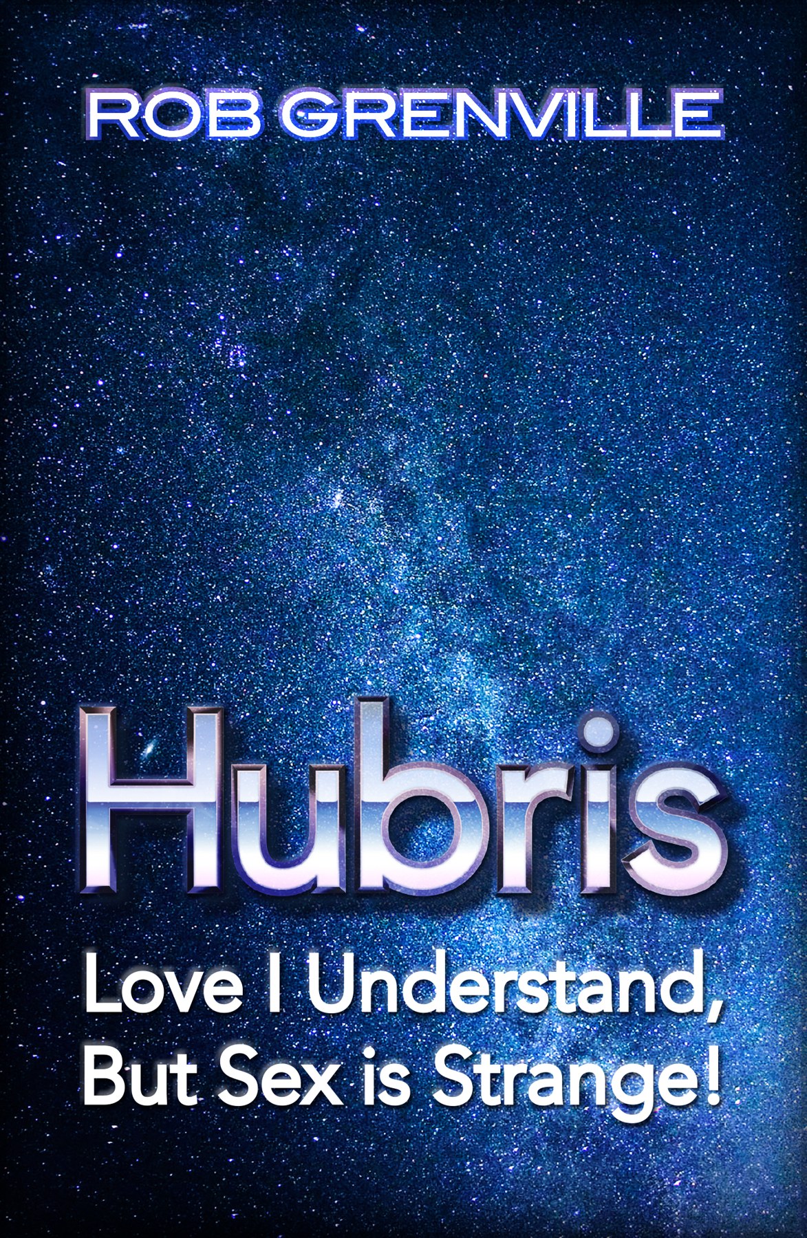 HUBRIS novel cover by Rob Grenville